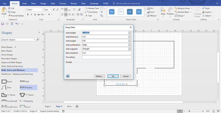 How to draw Floor Plan using Microsoft Visio