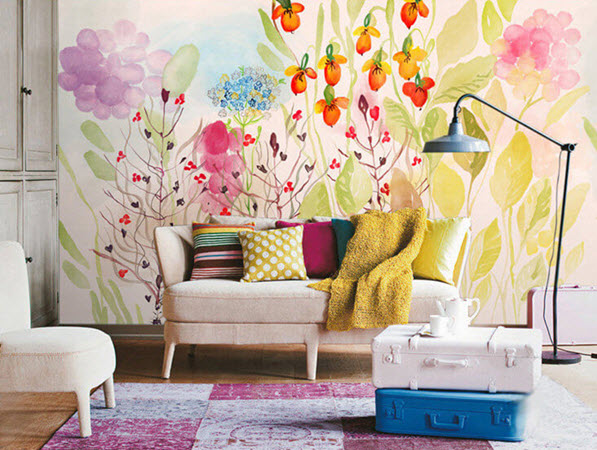 Colorful Beauty Clash at Home - Water Color Decor