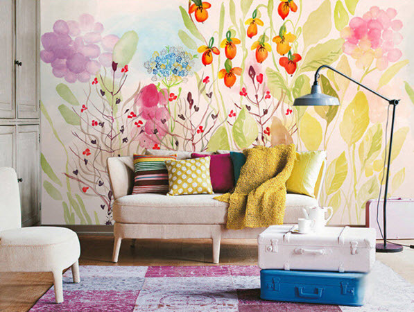 Colorful Beauty Clash at Home – Water Color Decor