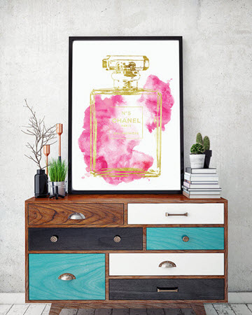 Colorful Beauty Clash at Home - Water Color Decor