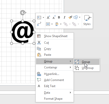 Visio Image to shape