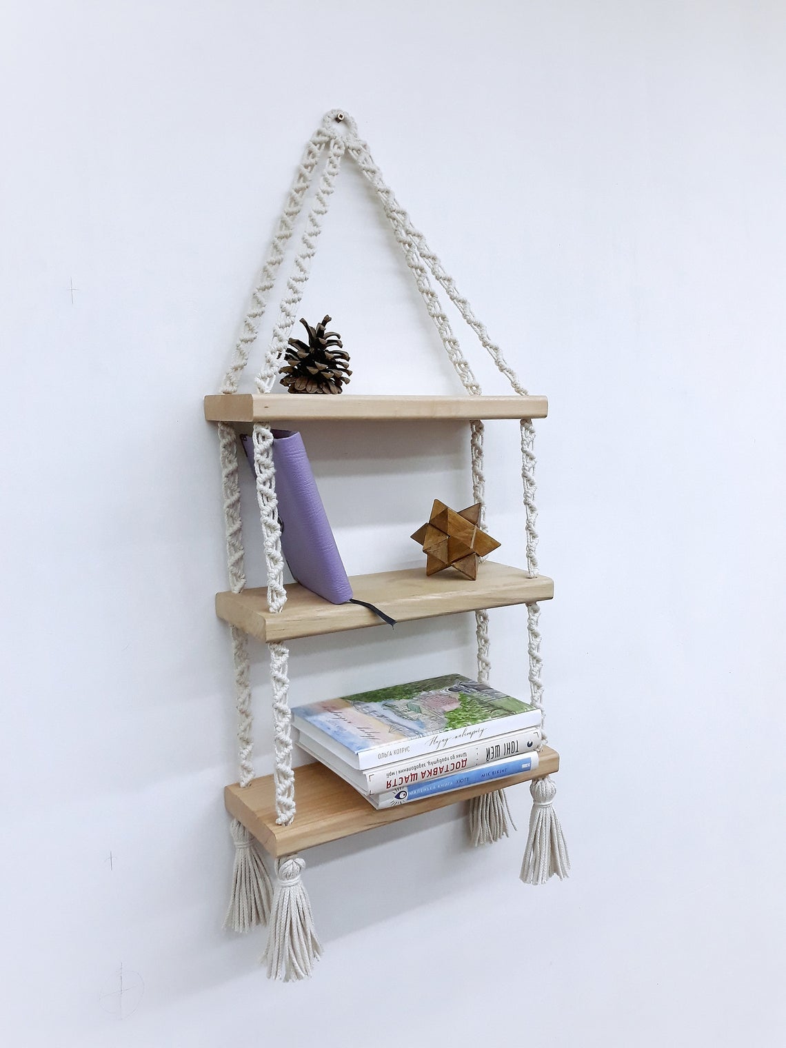 Macrame Hanging Shelf