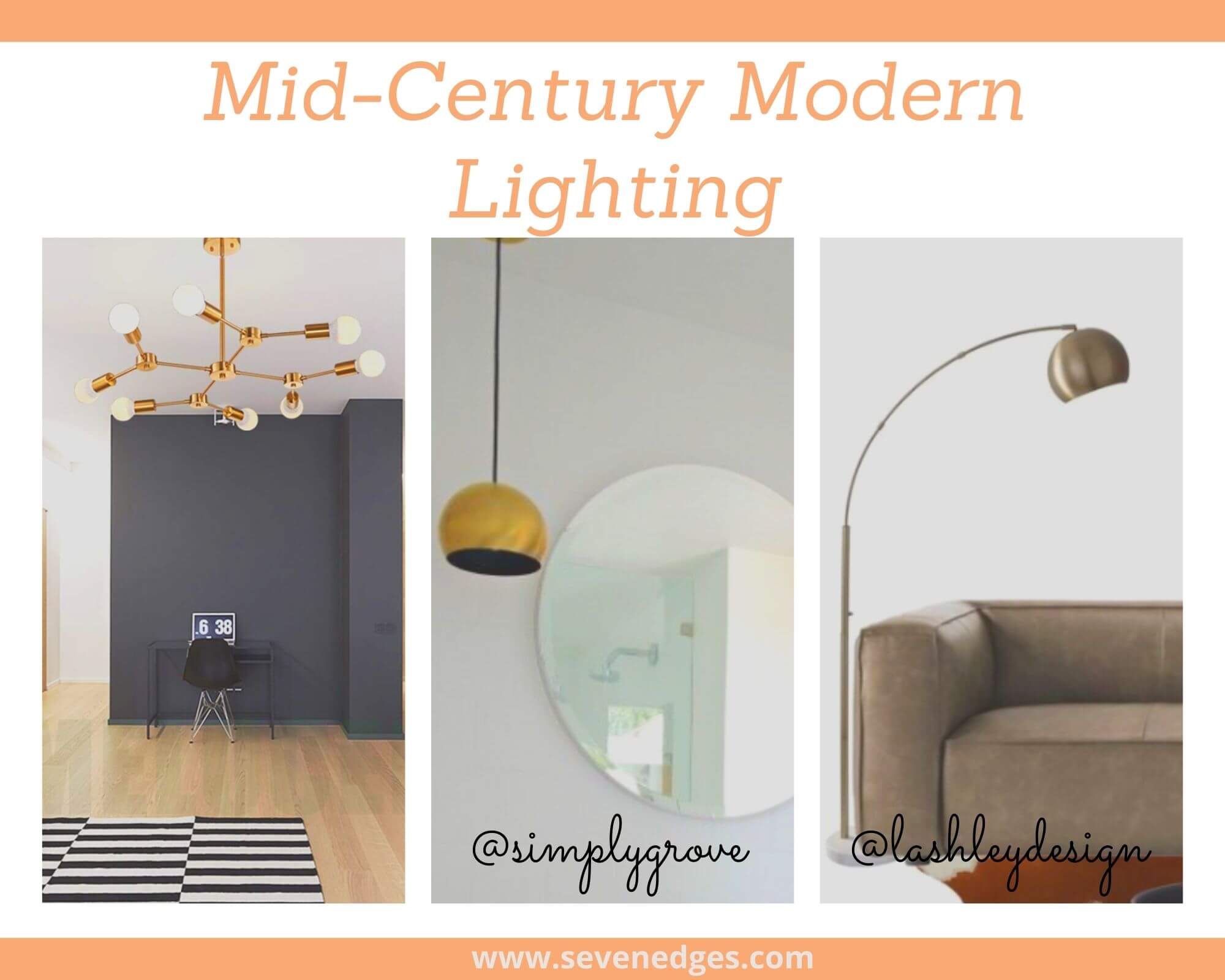 mid-century modern Lighting