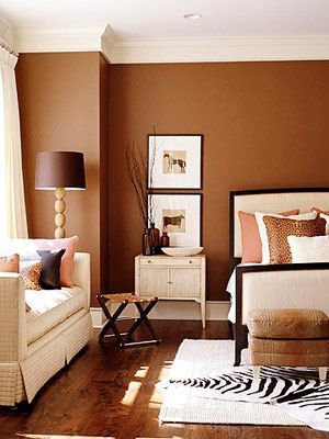 Two Color Combination for Bedroom Walls