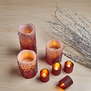 Red Flameless Candles
