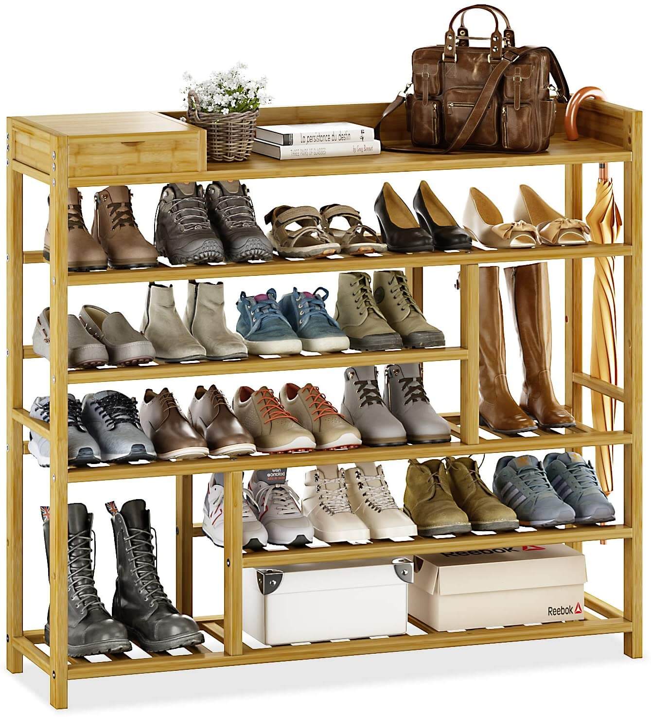 Shoe racks and organizers