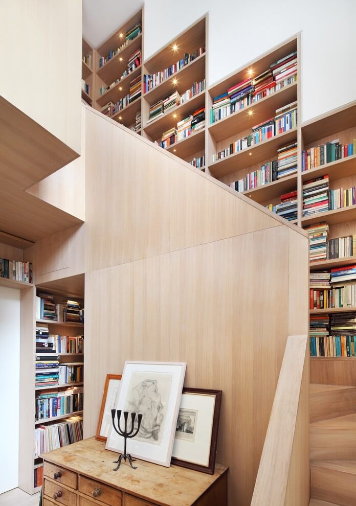 space saving stairs design for small space
