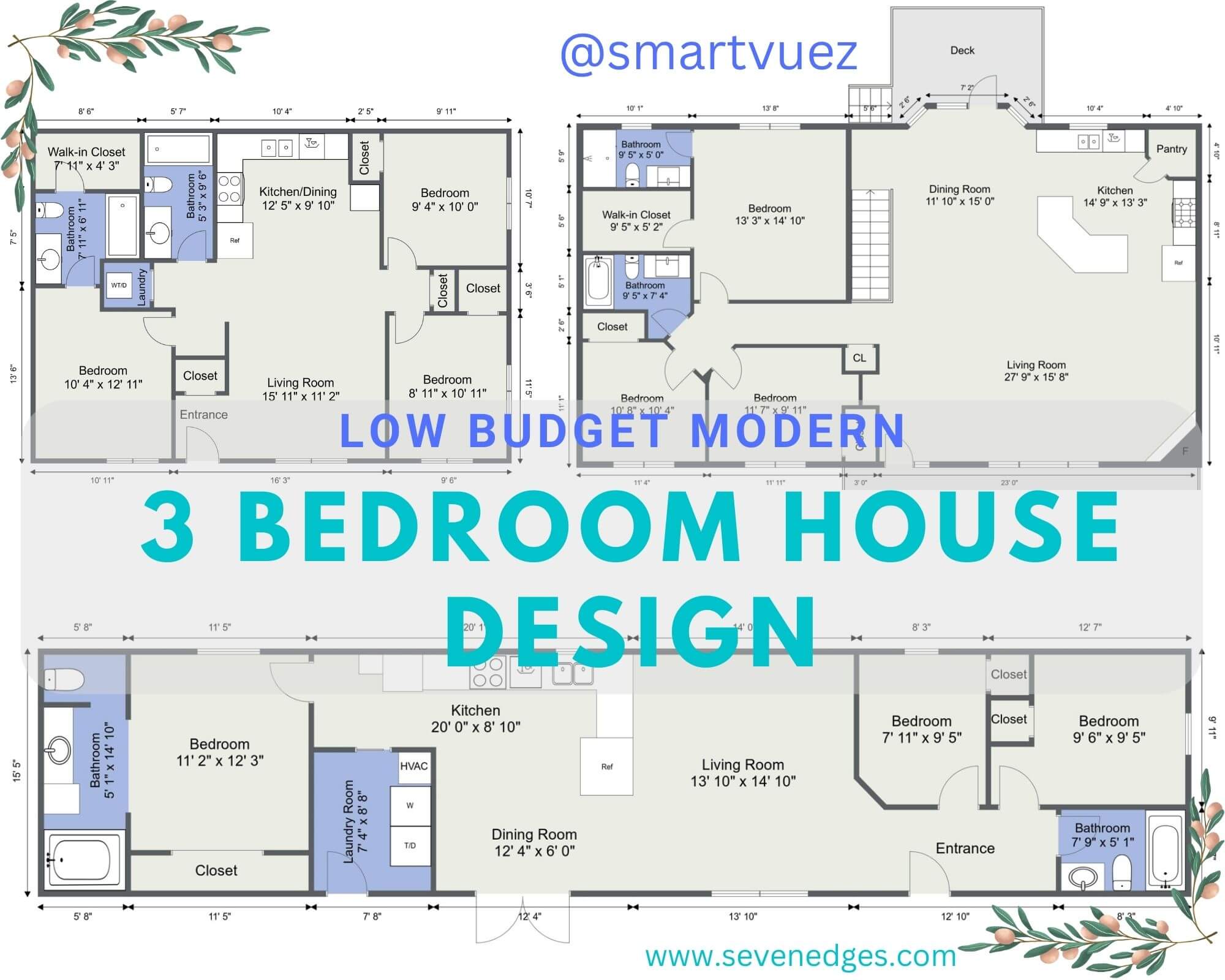 Low Budget 3 Bedroom house Design