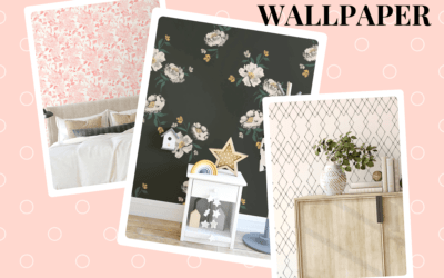 Add a Splash of Excitement to your laundry room with Temporary Wallpaper