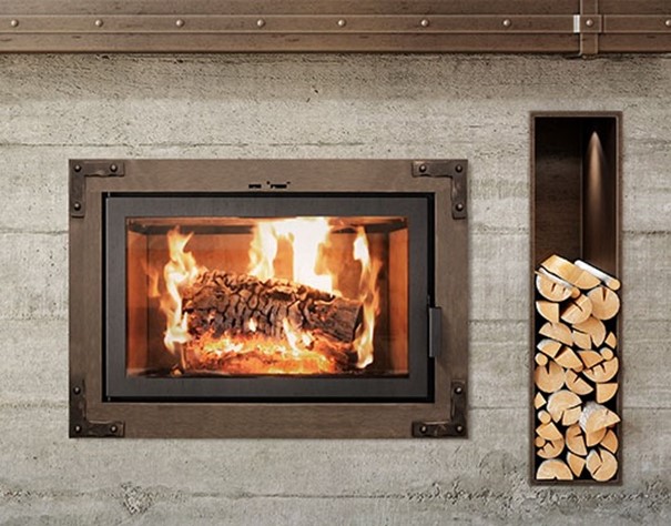 Wooden Fireplace